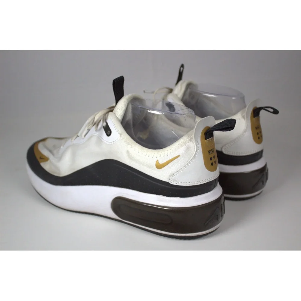 Nike Air Max Dia Icon Clash Womens Athletic Shoes White Black Gold Sneakers 11